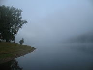 Nebel auf dem Bleiloch