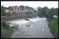 Ein Arm der Fulda in M&uuml;nden