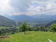 Blick von der Dandlbergalm ins Inntal